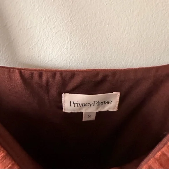 privacy please ribbed button front mini dress - Picture 6 of 9